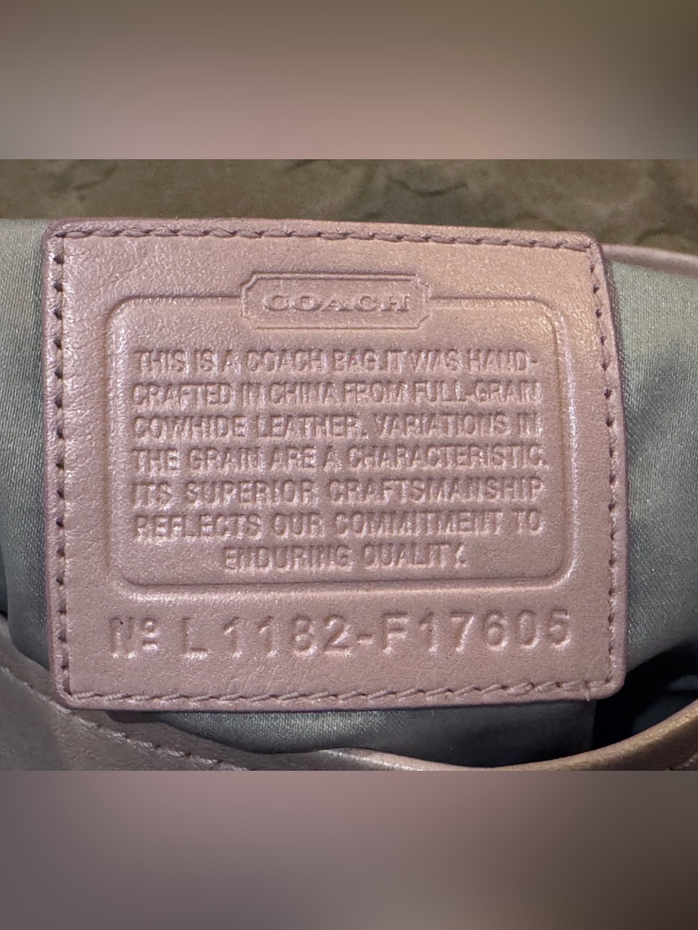 Coach Pink Leather Shoulder Bag - Picture 3 of 6